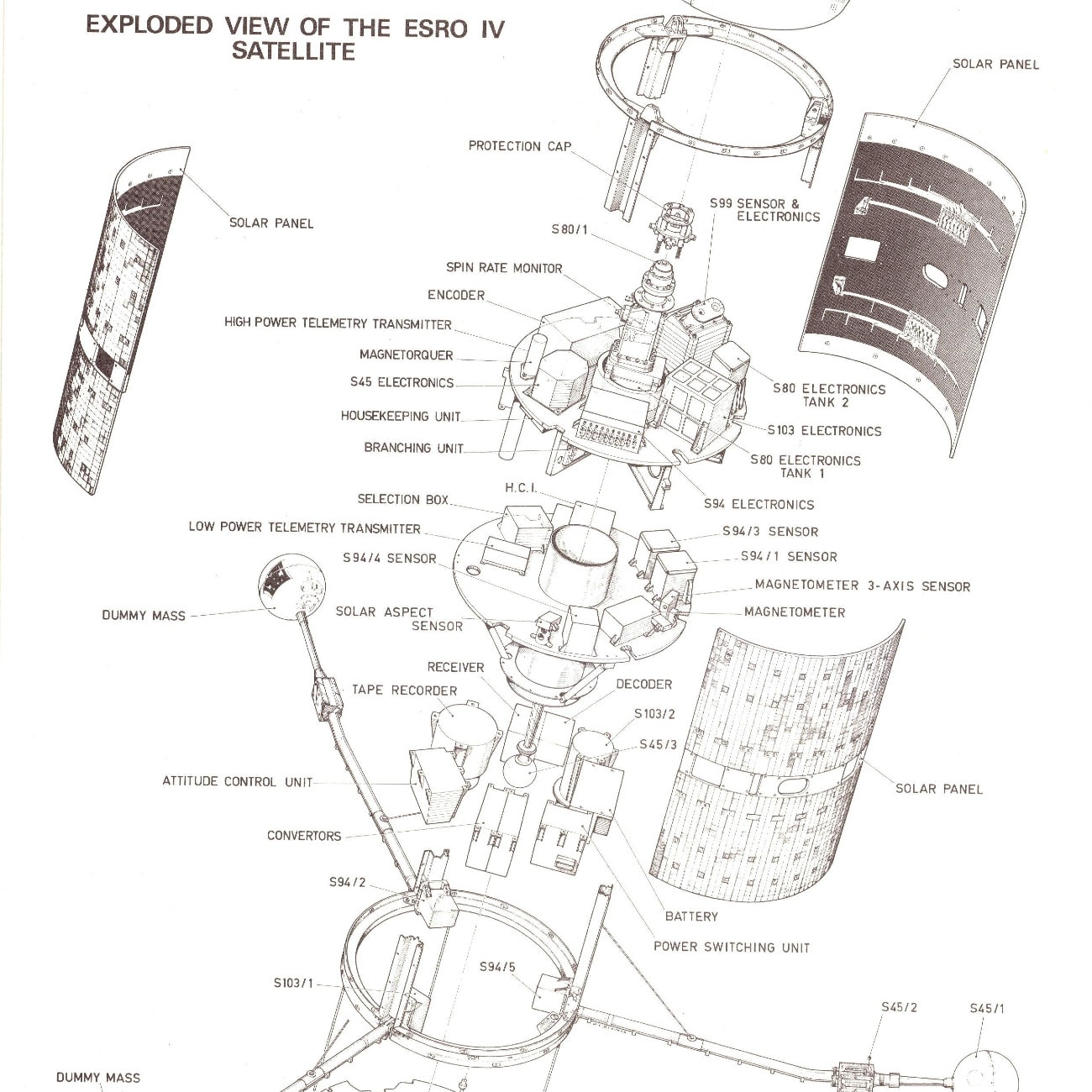 press kit for ESRO-4 satellite © ESA