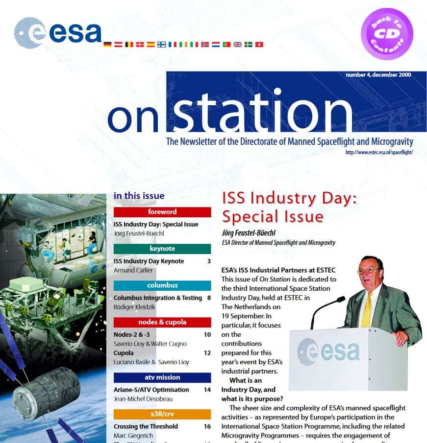 On Station Issue 1 © ESA