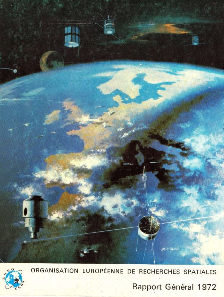 Cover of the 1972 ESRO General Report © ESA