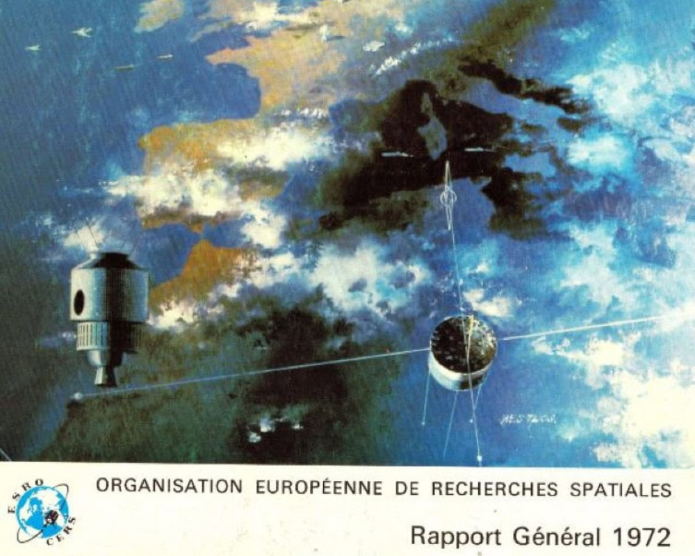 Cover of the 1972 ESRO General Report © ESA
