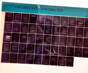 Microfiches in the ECSR collections © ESA